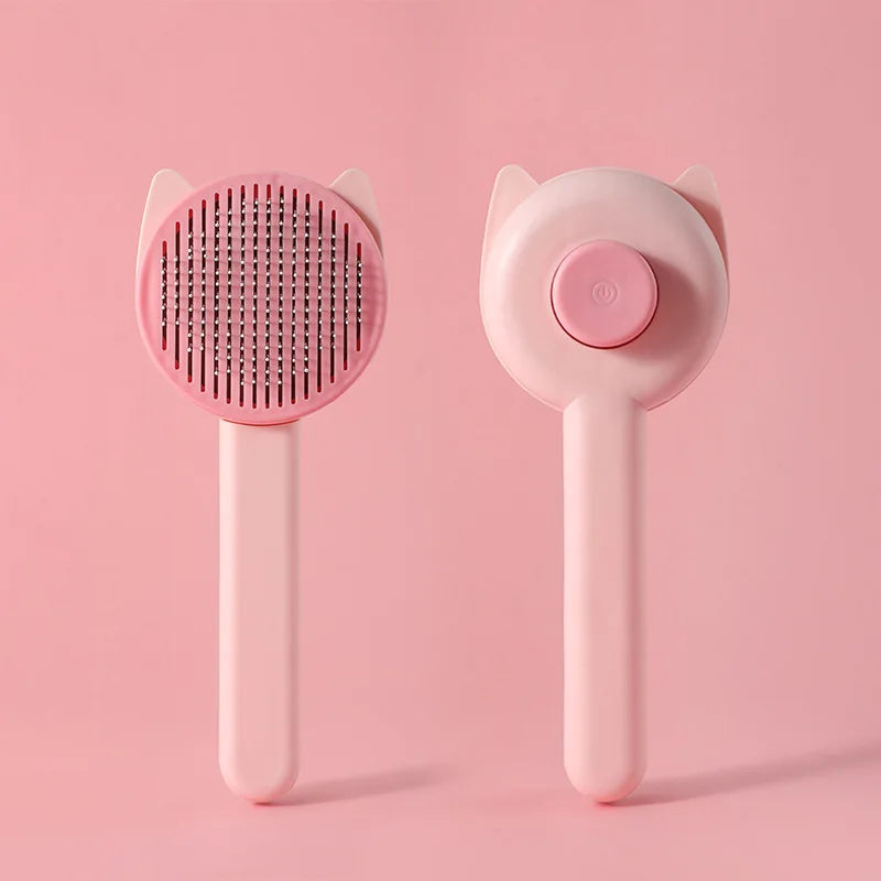 One-Key Pet Hair Removal Brush for Cats and Dogs