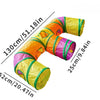 Foldable Cat Play Tunnel with S-Shaped Design