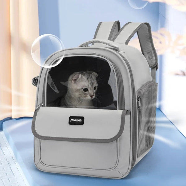 Large Capacity Breathable Pet Carrier Backpack for Dogs and Cats