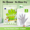 Gentle Pet Grooming Gloves with Disposable Wipes (6-Pack)