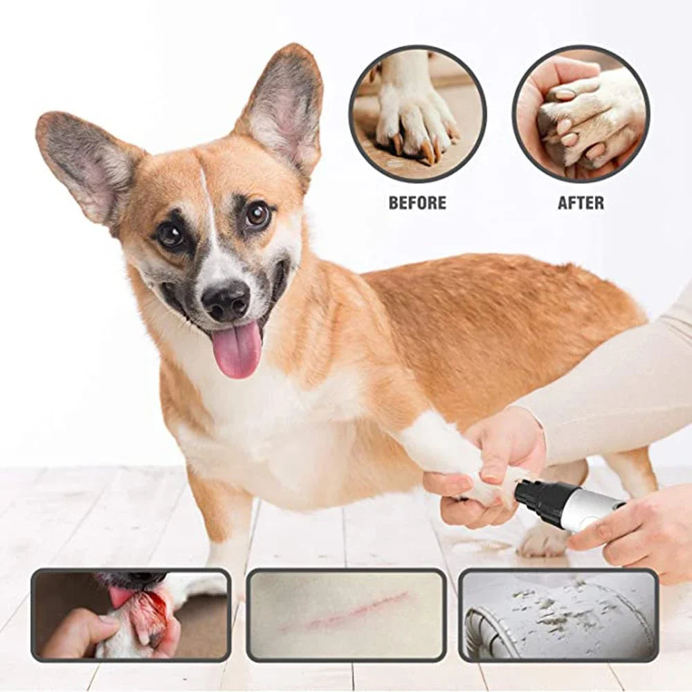 Electric Pet Nail Grinder for Dogs and Cats