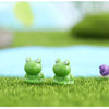 Mini Resin Frog Figurines for Fairy Garden & Terrarium Decor