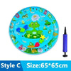 Colorful silicone sensory water play mat featuring various animal figures for cats and dogs