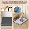 Wall-Mounted Dog Urine Pad with Silicone Splash Guard