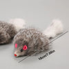 Jouet Souris en Peluche pour Chat avec Longue Queue