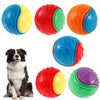 Squeaky Dog Balls (6-Pack) – Durable TPR Chew Toys for Interactive Play