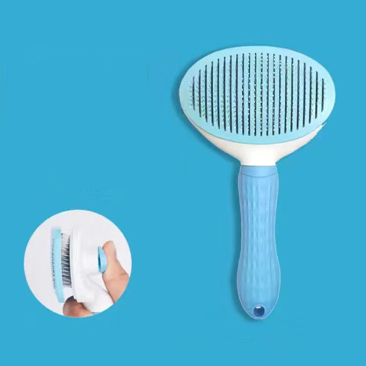 Peigne de toilettage en acier inoxydable pour animaux