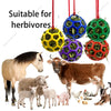 Pelota Dispensadora de Heno Interactiva para Caballos y Animales Pequeños