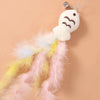Juguete Interactivo para Gatos con Plumas y Varita