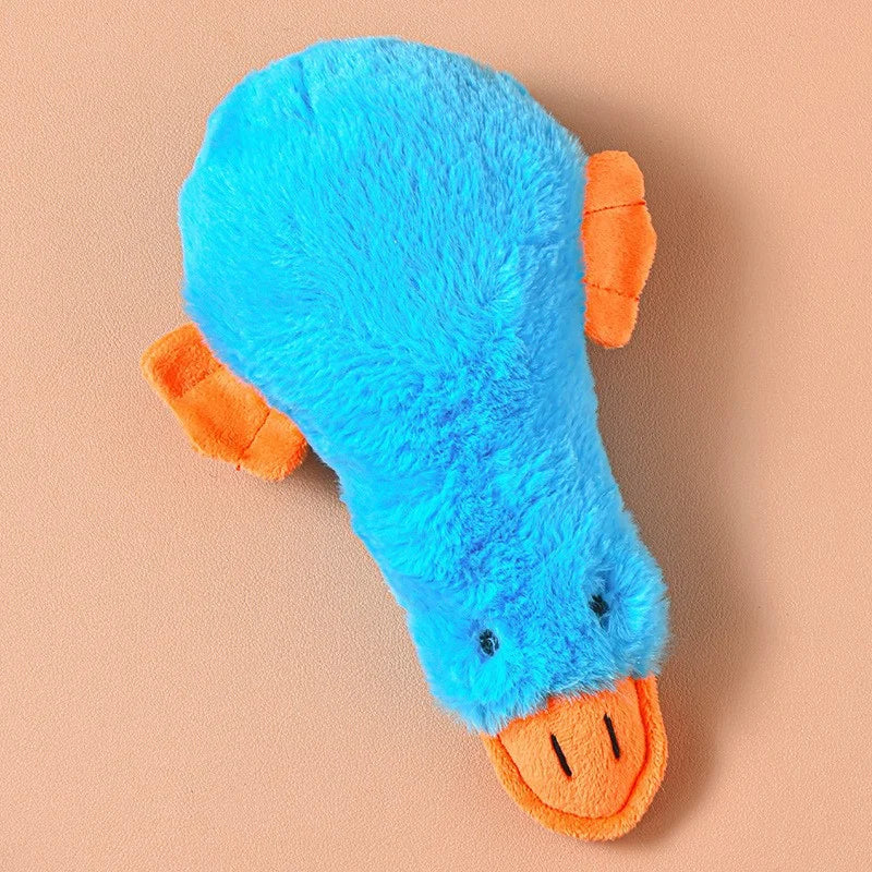Squeaky Duck Plush Toy for Dogs and Cats