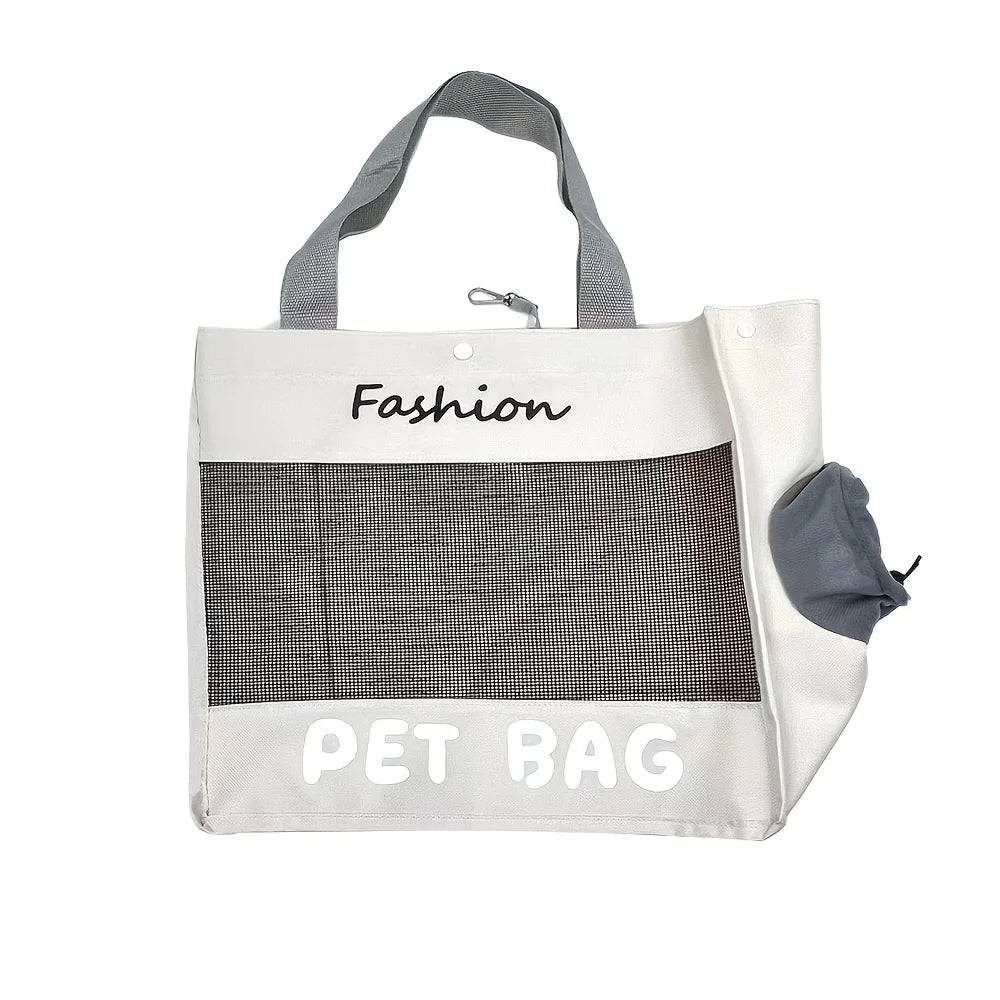 Breathable Head-Out Pet Carrier Tote for Cats and Small Dogs
