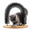 Archet de Toilette pour Chat avec Brosse Massage et Panneau à Griffer