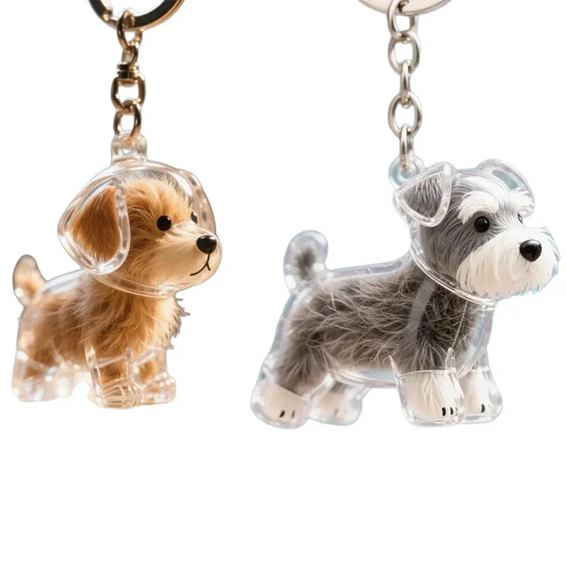 Porte-clés Souvenir de Poils d'Animal