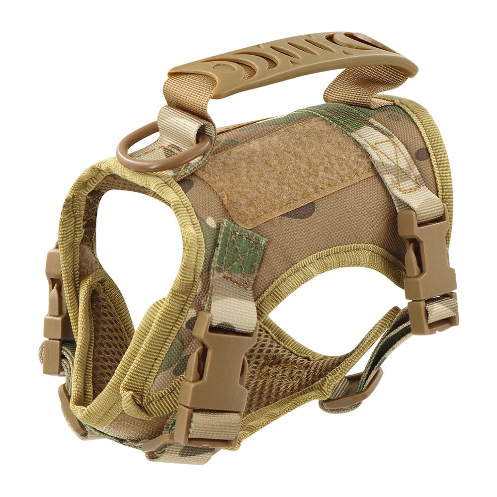 Escape-Proof Mesh Cat Harness and Leash Set with Control Handle