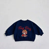 Sudadera con Capucha para Bebé Niño con Estampa de Perro Dibujado