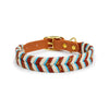 Handcrafted Colorful Striped Dog Collar