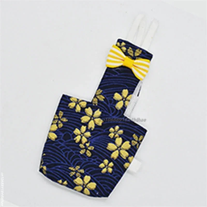 Couch-culotte pour Perruche avec Nœud Papillon - Combinaison Colorée pour Oiseaux