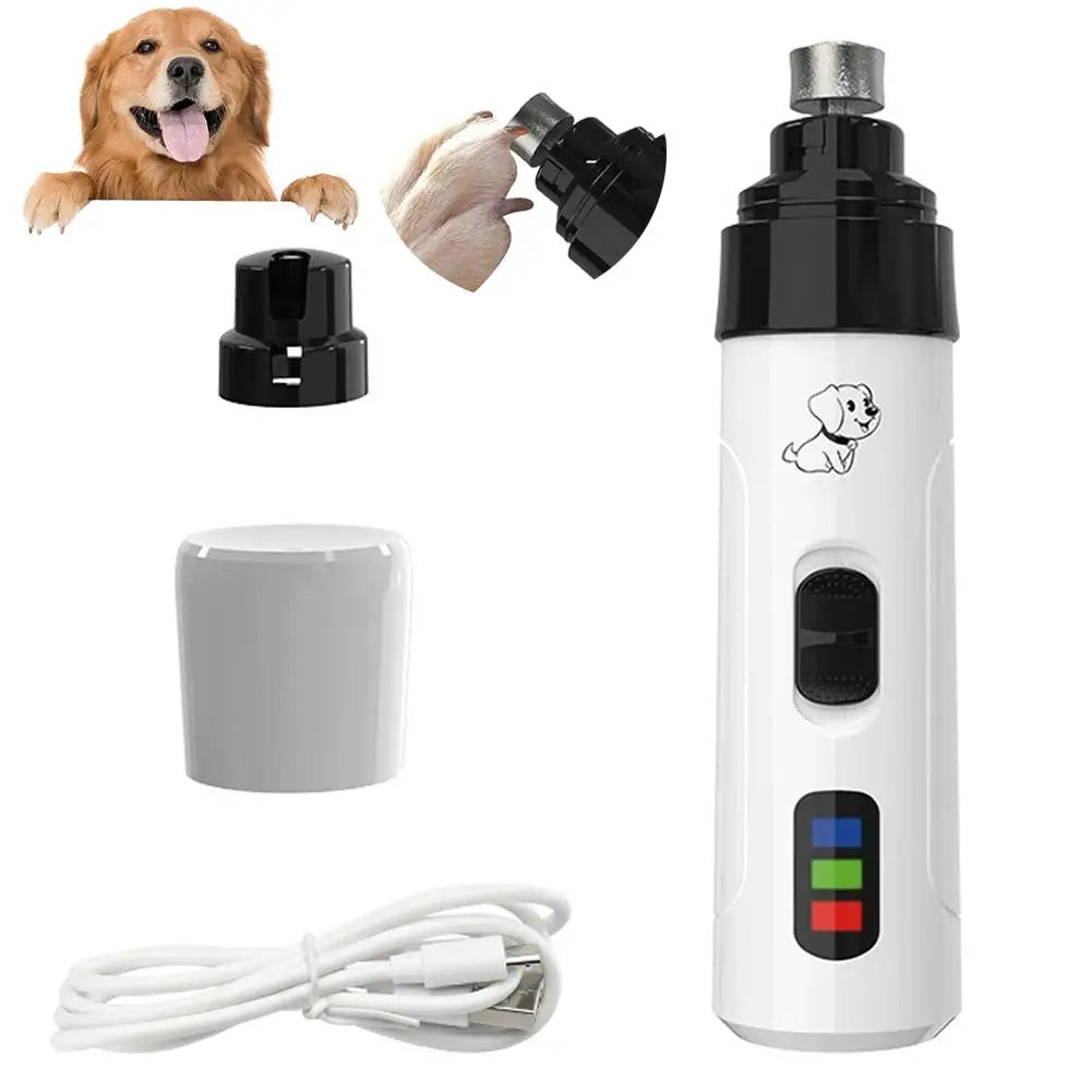 Quiet Rechargeable Electric Nail Grinder for Dogs and Cats