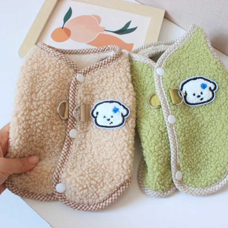 Chaqueta de Fleece Suave para Perros Pequeños