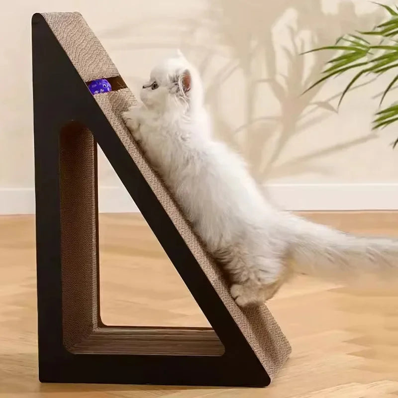 2-in-1 Cat Scratcher with Rotating Ball