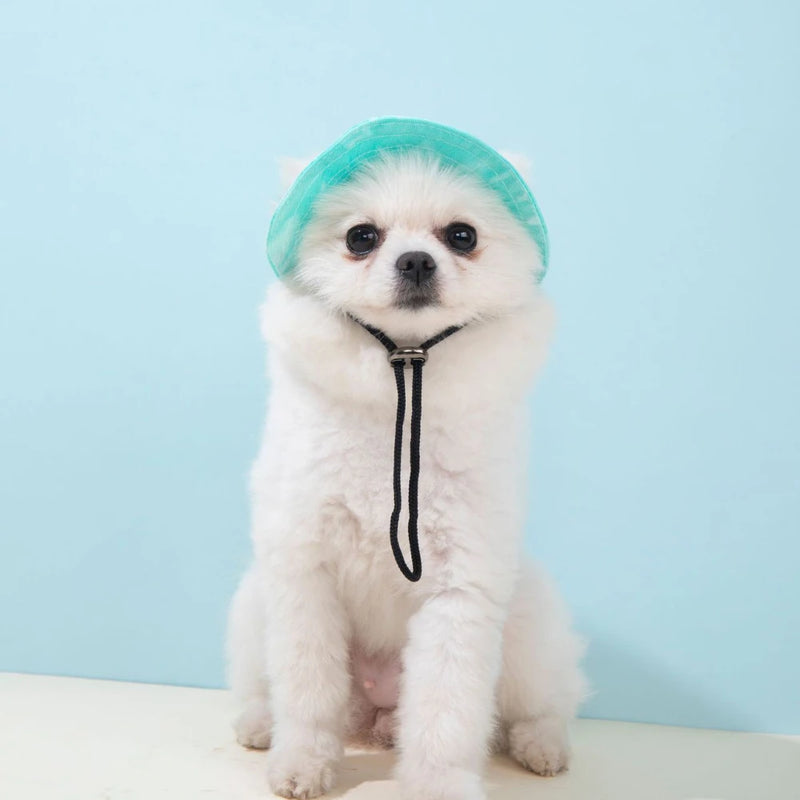 Gorro de Sol Ajustable para Mascotas con Aberturas para las Orejas