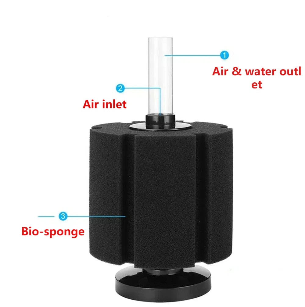 Biochemical Sponge Filter for Aquarium with Air Pump