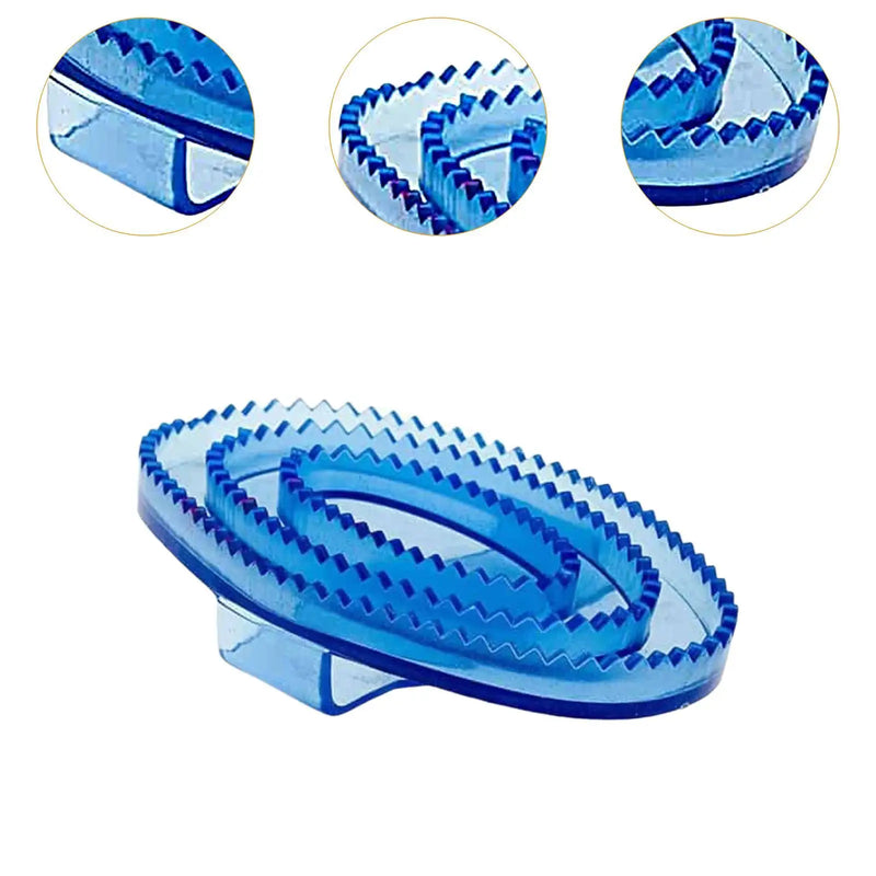 Brosse de toilettage pour cheval à poils souples
