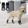 Breathable Anti-Slip Dog Socks with Paw Print Design (4-Pack)