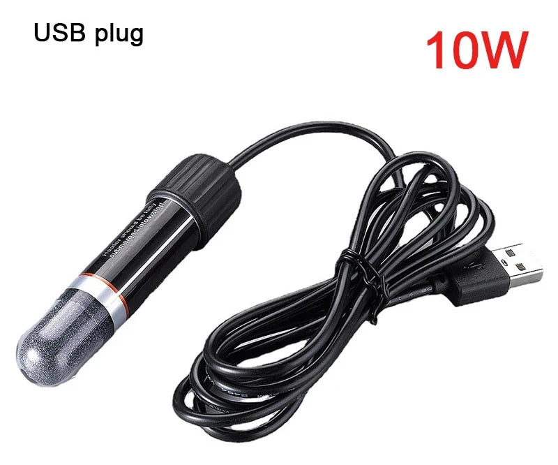 USB Mini Aquarium Heater 26°C for Small Tanks