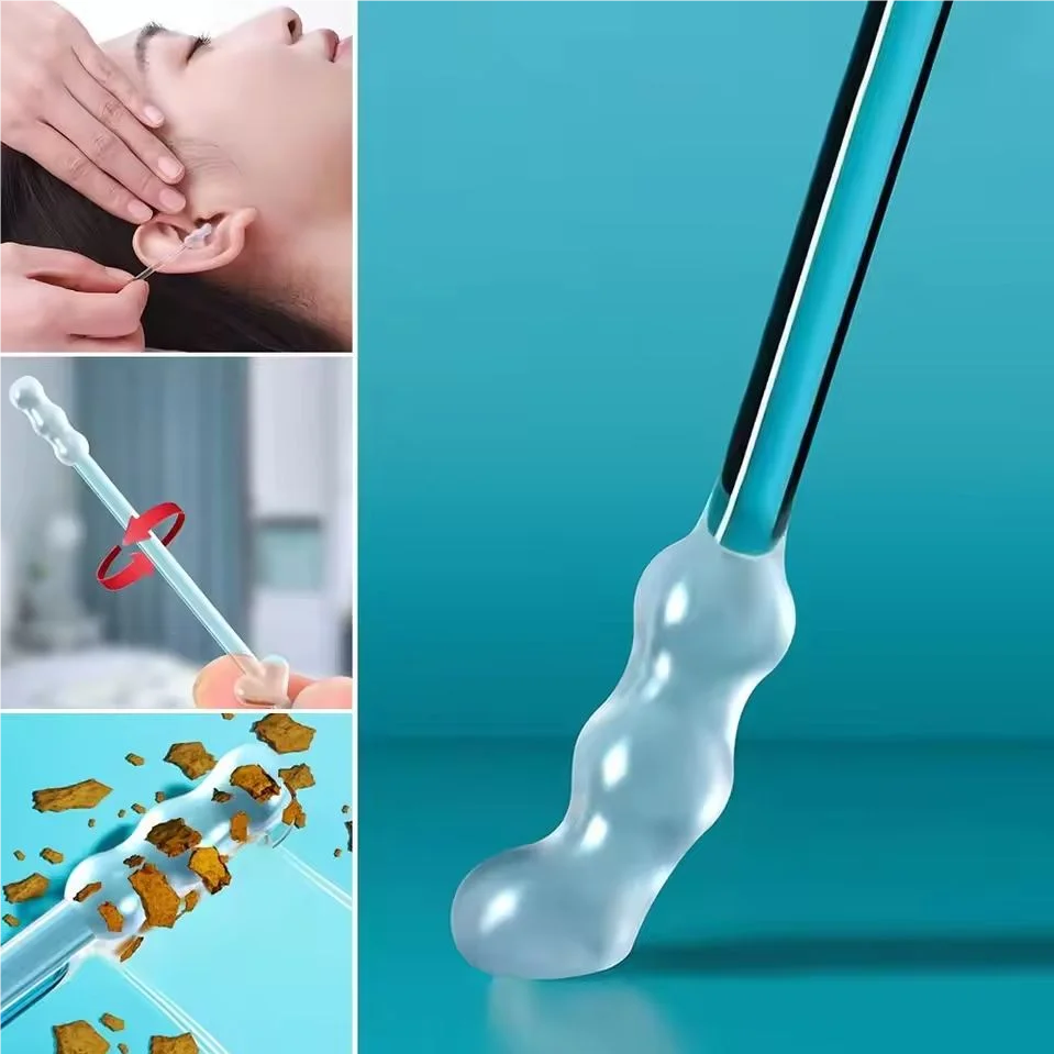 Reusable Earwax Removal Swabs with Adhesive Tips