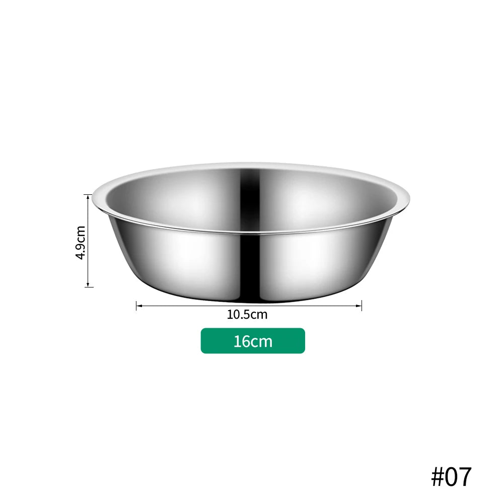 Stainless Steel Pet Food Bowl for Dogs and Cats
