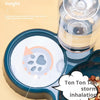 Bol d'alimentation incliné ergonomique pour chat avec distributeur d'eau par gravité