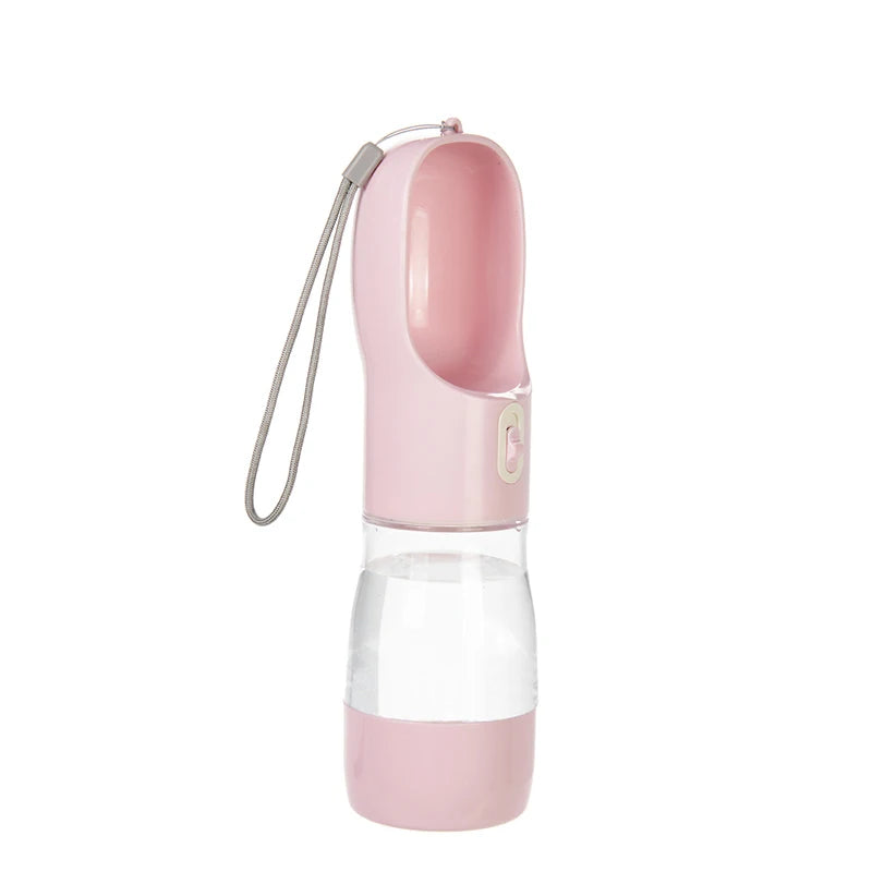 Portable 2-in-1 Dog Water Bottle and Food Dispenser