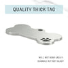Personalized Stainless Steel Pet ID Tag with Custom Engraving