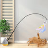Juguete Interactivo para Gatos con Plumas y Varita