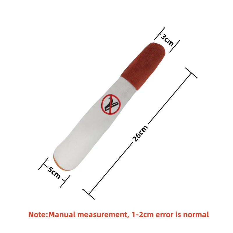 Jouet en Peluche pour Chien en Forme de Cigare