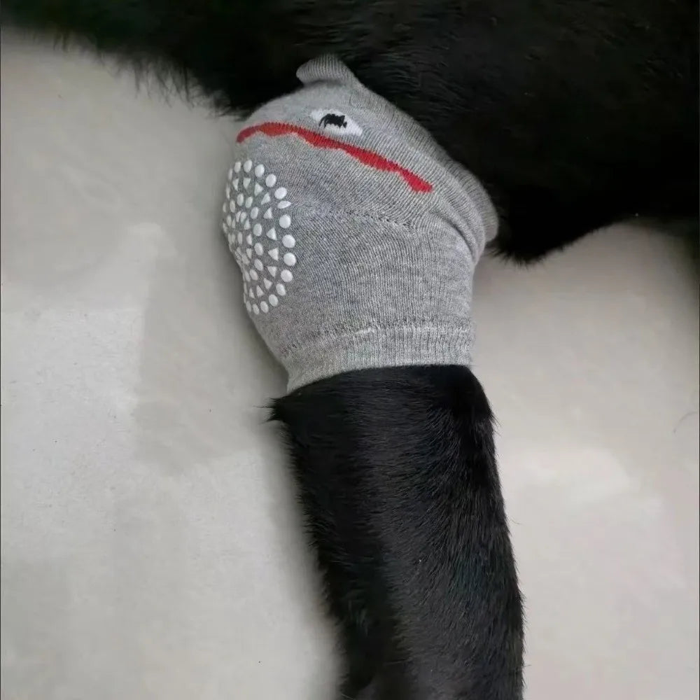 Dog Knee Pads with Elastic Leg Covers for Joint Protection