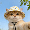 Duck Print Adjustable Pet Hat for Small to Medium Dogs and Cats