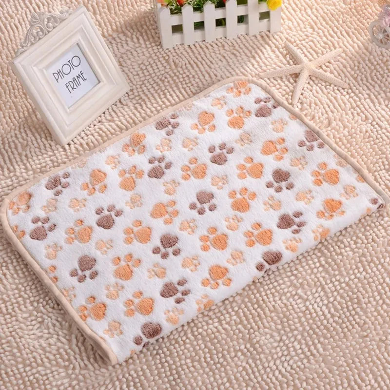Cozy Fleece Pet Bed Mat & Blanket for Dogs, Cats, and Small Animals