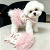 Cute Bow Pet Dress for Small Dogs – Breathable Summer Skirt