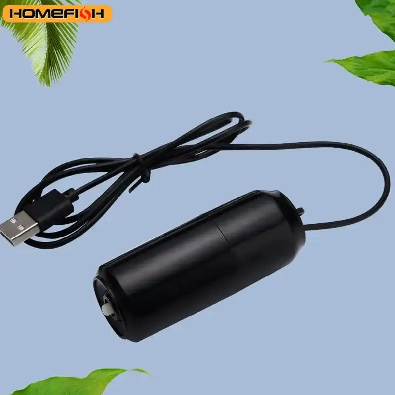 Pompe à Oxygène pour Aquarium Rechargeable par USB et Portable
