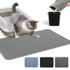 Double-Layer Waterproof Cat Litter Mat with Anti-Slip Base