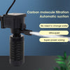 Compact Submersible Aquarium Filter with Oxygen Pump