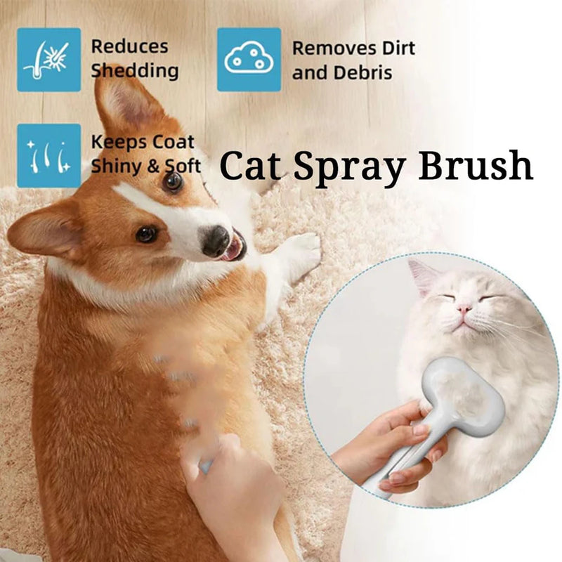 Cepillo de Aseo para Perros con Vapor