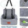 Washable Dog Car Seat with Removable Orthopedic Cushion