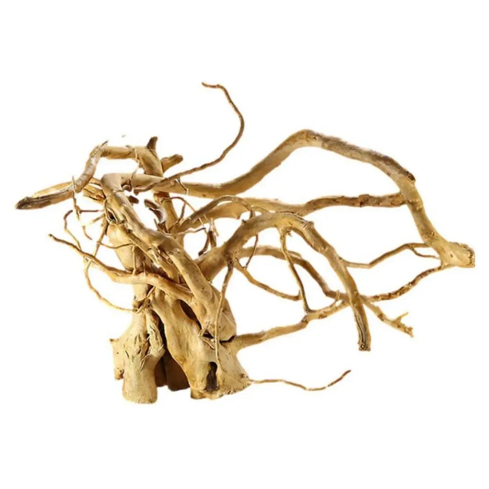 Natural Aquarium Driftwood Tree Stump Decor for Fish Tanks and Reptile Habitats