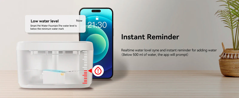 Fuente de Agua Inteligente para Gatos con WiFi y Sensor de Peso