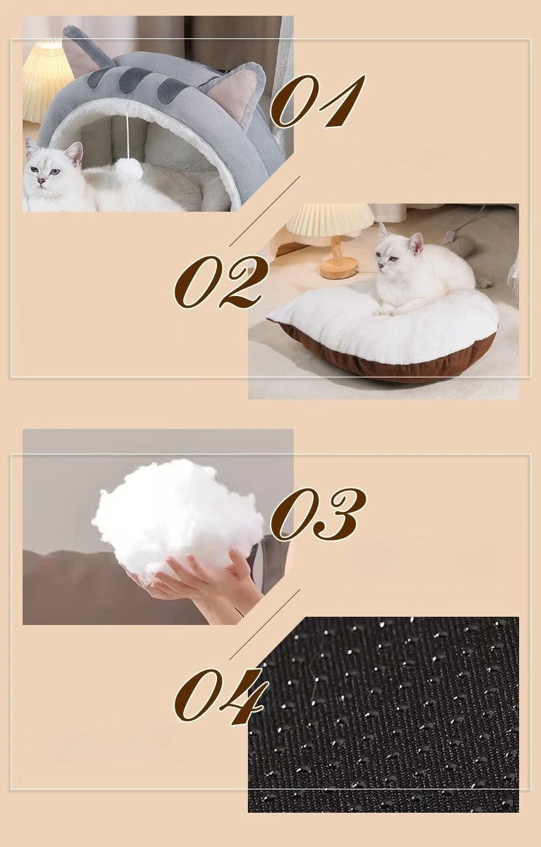 Niche Semi-Fermée pour Animaux avec Motif Panda