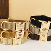 Personalisiertes Halsband, Geschirr & Leine Set mit abnehmbarem Fliegenknoten
