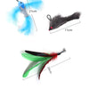 Interactive Feather Cat Teaser Wand with Suction Cup Base